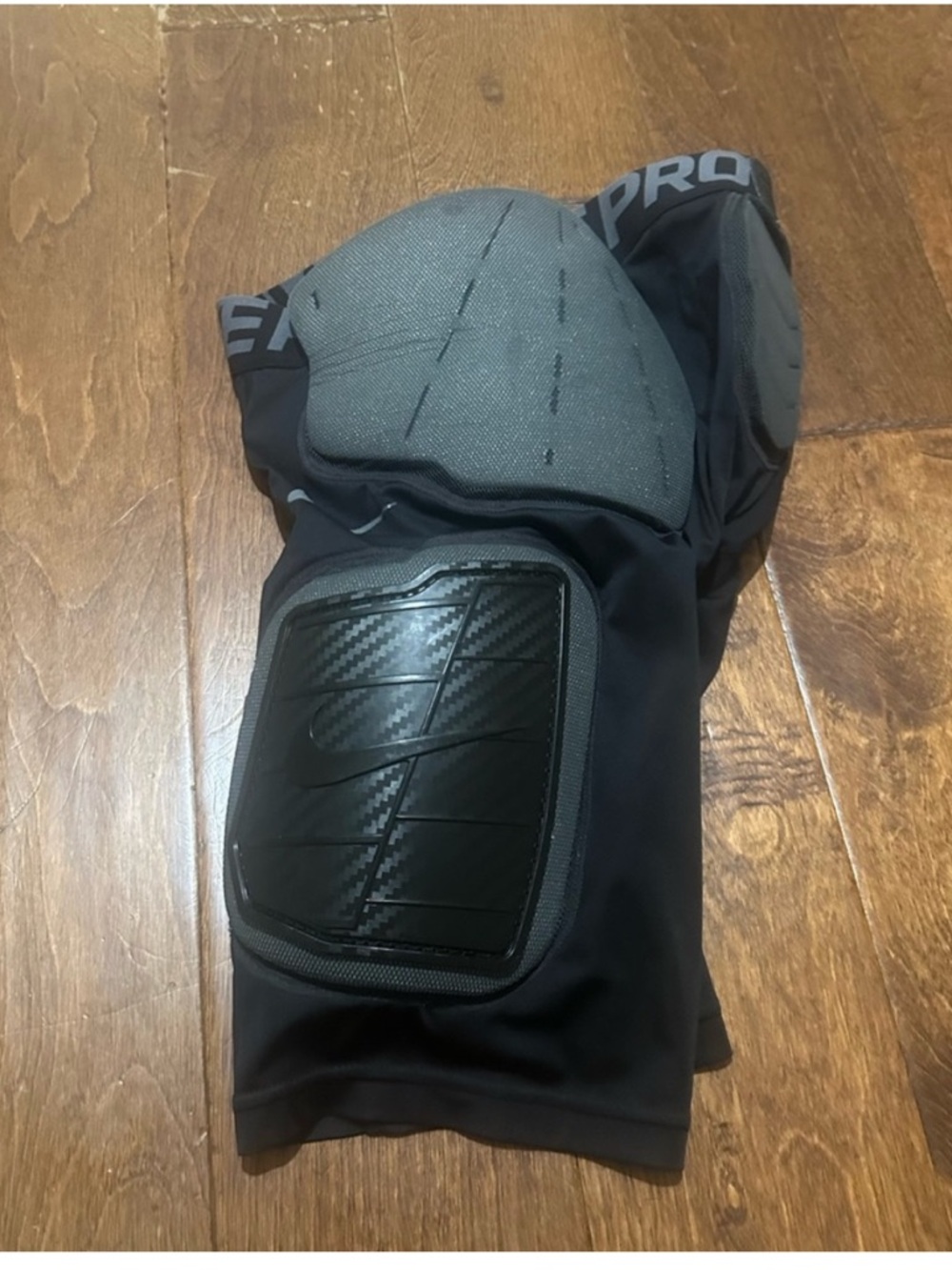 Nike Pro Hyper Strong Black and Gray Padded Sports Shorts